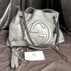 Gucci soho Nubuk tote bag